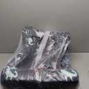 Ulax furniture Kids Sofa Couch, 2-in-1 Flip Out Toddler Couch, Baby Lounge Chair (Navy Dinosaur)