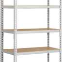 Yaheetech Storage Shelves, 5 Tier Heavy Duty Adjustable Metal Shelving Unit, Industrial Utility Rack for Garage Warehouse Pantry Closet (35.5 W x 17.5 D x 72 H Inches, Silver)