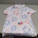 Funny Golf Shirts for Women Short Sleeve Quick Dry Tennis Shirts Athletic Tops for Yoga Tennis (Medium, Fireworks)