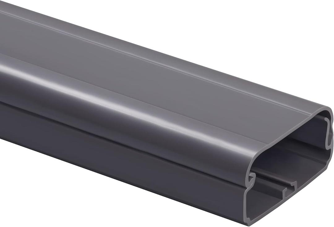 TV Cord Hider - 39in(3xL13in) Cord Covers for Wall Mounted TV Cable Hider Wall Kit | Wire Hiders for TV on Wall, Wire Covers for Cords, Cord Concealer Hide Cords, 1.5" W*0.75" H, Grey