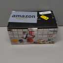 Geedel Rotary Cheese Grater, Kitchen Mandoline Vegetable Slicer with 3 Interchangeable Blades, Easy to Clean Rotary Grater Slicer for Fruit, Vegetables, Nuts (Tiffany)