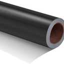RUSPEPA Black Wrapping Paper - Solid Color Matte Gift Wrapping Paper Roll Perfect for Wedding, Birthday for Men, Christmas, Baby Shower, Graduation Gifts, Father's Day Gifts - 17 Inches X 32.8 Feet