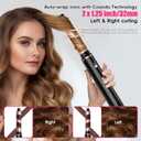 SKIMI 110,000 RPM Brushless Motor Hair Dryer Brush - 5 Multi-Styler for Fast Drying, Curling, Volumizing & Straightening | High-Speed Hot Air Brush for All Hair Types (Black & Red)