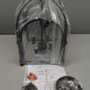 4-Light Chandeliers, Farmhouse Chandelier for Dining Room Light Fixtures, Lantern Metal Kitchen Pendant Light Fixtures, Rustic Cage Chandelier for Bedroom Living Room Kitchen Island Hallway (AJ-029-rust)