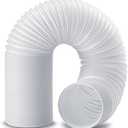 80" Length 5.9 Inch Diameter Portable Air Conditioner Hose, AC Exhaust Hose Anti-Clockwise Thread Air Conditioner Parts Compatible with Haier, Delonghi and More (Anti-Clockwise 5.9 inch)