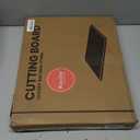 Koville Marble Cutting Board for Kitchen, 16x12 Inches Large Marble Slab Cheese Board, Rectangular Serving Board for Baking Charcuterie Pastry, Natural Stone Board for Countertop (Namib Picasso)