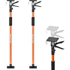 Adjustable Support Pole - Cabinet Jack, Drywall Lift, 45"-114" Adjustable Height, Supports Up to 154lbs, 3rd Hand,Cabinet Jacks for Installing cabinets,Ceiling, Cargo Bars,(45"-114" 2PC)