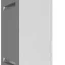 Ekena Millwork GVPVE12X2403SF Vertical Surface Mount PVC Gable Vent, Factory Primed White
