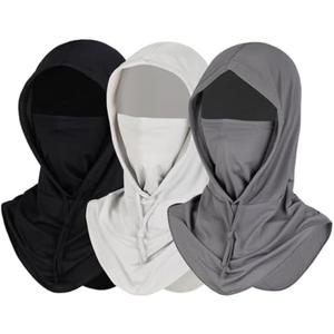 YRANXQUN Ski Mask for Men Women, Balaclava Full Face Head Neck Gaiter Cover, Summer UV Protection Cooling Outdoor (Black, Light Gray, Dark Gray, One Size), Pack of 4 YRANXQUN Ski Mask for Men Women, Balaclava Full Face Head Neck Gaiter Cover, Summer UV Protection Cooling Outdoor (Black, Light Gray, Dark Gray, One Size), Pack of 4