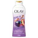 Olay Body Wash for Women, Hydrating & Moisturizing, Holiday Edition, With Plant Based Cleansers, B3 Complex, For All Skin Types, Visions of Sugarplums with Spiced Fruit & Warm Amber Scent, 22 fl oz