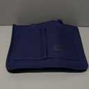 Canvas Tote Bag for Women,Women's Bags Crossbody Bags Work Laptop Tote Bag Large Handbags Purse for Travel Nurse Teacher (Navy Blue With Compartments)