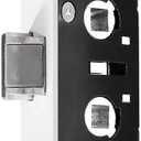 Storm Door 2 Piont Mortise Lock Body Replacement Fit for Pella Storm Door Handle Set Part (White)