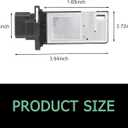 23262343 Mass Air Flow Sensor, Compatible with Buick, Cadillac, Chevy and GMC Vehicles 2012-2022, Enclave, Escalade, Silverado 1500, Sierra 1500 Sensor Meter, Replace 20787043