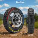 8.5x2.0 Inches Scooter Wheel Hub Tire with 110mm Disc BrakeFit for Xioami M365/1S, Fit for Gotrax GXL V2/ XR Elite/APEX MAX Electric Scooter, Off Road Solid Tire, Anti-explosion Tyre