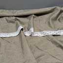 EHouseHome Faux Linen Tablecloth with Lace Trim - Waterproof/Spill Proof/Stain Resistant/Wrinkle Free/Oil Proof - for Banquet, Parties, Dinner,Kitchen,Wedding,Coffee,Holiday,Flax,Round 70Inch