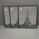 upsimples 16x20 Picture Frame Black 3 Pack, Scratch-Proof Poster Frames 16 x 20 for Photo Gallery - Slide-In Strips, Horizontal or Vertical Wall Mounting