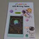 FLUESTON LCD Writing Tablet, Doodle Board Gifts for 3-8 Year Old Girls Boys, 10 Inch Colorful Electronic Board Drawing Pad for Kid, Christmas Gifts for Toddler, Easter Basket Stuffer for Kids (11"W x 7.5"H, Wonderful Green)