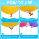 Balloon Sticks - 100Pcs Balloon Stick and Cup for Party Wedding