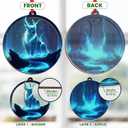 2 x GEEMBI Fantasy Gifts for Women Men - Suncatcher Mythical Animal Christmas Ornaments 2025 - Spirit Animals Fantasy Decor, Mystical Gifts for Christmas Tree Decor, Forest Animal Ornaments Mystical Decor