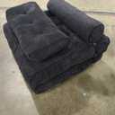 MAXYOYO Folding Sofa Bed, Convertible Sleeper Chair with Pillow Foldable Mattress with Back Support, Portable Fold Out Chair Bed Comfy Floor Sofa Lounge for Living Room Bedroom, Black, Single