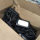 Owleye 50FT Led Work Light 85W 8000LM Waterproof Construction String Lights Linkable Temporary Work Lighting Outdoor Indoor Worklight (5 Light Heads)