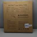 29-53" Baby Gate for Stairs, Baby Safety Essentials, Auto Close Gate for Doorways, Easy Install Pressure Mounted Dog Gate Indoor, Pet Gates for Dogs, White