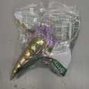 Nishine Unicorn Horn Floral Headband Glitter Ears Pony Head Bands Tiara for Girls Party Birthday Cosplay (Gold&mint)