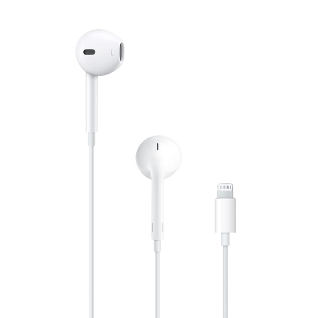 Apple EarPods Headphones with Lightning Connector, Wired Ear Buds for iPhone with Builtin Remote to Control Music, Phone Calls, and Volume