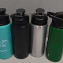 Amyhill 8 Pack Thank You Appreciation Gifts Reusable Bottle Aluminum Water Bottle Gym Water Bottle Lightweight Sports Water Bottle Leakproof Metal Water Bottle with Lid for Camping Hiking (20oz, Mixed Colors)