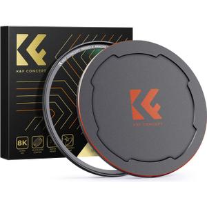 K&F Concept 82mm Magnetic MC UV Lens Protection Filter + Lens Filter Cap with 28 Multi-Layer Coatings Waterproof/Scratch Resistant Ultra-Slim UV Filter for Camera Lens (Nano-X Series)