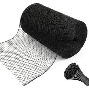 50 x 50 FT Bird Netting,1" Mesh Garden Netting, 100PCS Zip Ties