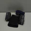 Calvin Klein Men's Cotton Classics 5-Pack Boxer Brief (Medium, 2 Blue Shadow Body W/Blue Shadow Waistband, 2 Charcoal Heather Body W/Charcoal Heather Waistband, 1 Black Body W/Black Waistband)