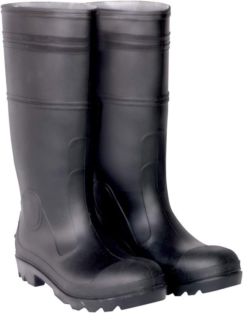 CLC Custom Leathercraft Climate Gear R230 Over The Sock Black PVC Rain Boot Size 11