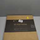 Art3d Slat Wall Panel, 3D Fluted Textured Panel 12-Tile 19.7 x 19.7in. - Walnut