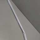 Jenacor Plastic Shower Rod Cover | 1 inch Diameter x 58 inches Long | White