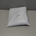 Lazzzy Blue Velvet Valance Blackout Thermal Insulated Scalloped Valance Small Short Wave-Shaped Window Curtain for Bedroom Living Room 18 Inch Curtain Valance Rod Pocket 1 Panel Dark Slate