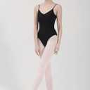 Dance Elite Camisole Leotard For Women - Lana - Womens Dance Leotard With High Leg And V-Neck, Medium