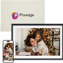 Frameo 10.1 in Smart WiFi Digital Photo Frame Electronic Picture Frame Slideshow Send Photos,32GB Ultra-Large Storage High Definition Display IPS Touch Screen Picture Frame (Matte black)