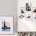 5x7'' Gold Rope Design Metal Picture Frames with Hi Quality Velvet Backing and Real Glass Front,Gold Photo Frame 7x5'' for Desktop Display Or Wall Hanging
