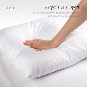 26 x 26 In White, Down Feather Pillow Stuffer, Premium White Pillows for Bed, Couch, and Cushion