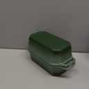 Flavehc Bread Pan Cast Iron Loaf Pan with Lid 9x5 Inch Bread Loaf Pan for Baking Bread Enameled Cast Iron Sourdough Bread Pan (AquaGreen)