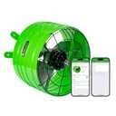 Quietcool AFG SMT ES-3.0 Smart Attic Fan for Gable Vents - Up to 2801 CFM - As low as 22 Watts - Smart App Control - Thermostat and Humidistat - 20ft Power Cord - Plug-and-play - Three Speed