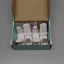 Door Lever Locks (4 Pack) - Prevents Toddlers from Opening Doors - Durable ABS with 3M Adhesive - Easy One-Hand Operation for Adults, No Tools Needed (White)