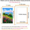 BESCRCL 11x17 Picture Frame Wall Hanging Photo Frame, Black, 1 Pack