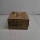 GREENSTELL Small Vanity Stool Chair with Storage and Folding Back, 13.4" x 15" x 30" Square Faux Fur Soft Ottoman, 4 Metal Legs with Anti-Slip Feet, Furry Padded Seat for Makeup, Bedroom, Black