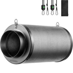 VIVOSUN
4-Inch Air Carbon Filter for Odor Control, Black