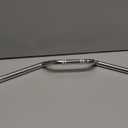 FLYPIG Motorcycle Chrome 7/8" Handlebar Drag Bar Ace Clubman Style Handlebars 22MM Handlebars Universal For Pit Dirt Bike Motocross (Silver)