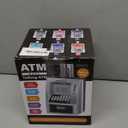 Toy Talking ATM Bank ATM Machine Savings Bank for Kids –Works like a Real one- Deposit, Withdraw, Debit Card, Saving Target, Timer and Clock - Blue