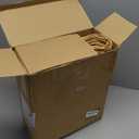 BURVAGY 200Pcs Small Kraft Paper Gift Bags with Handles 5.25x3.25x8.25 Inches Bulk Grocery Retail Party Favor Shopping Bags (Brown)