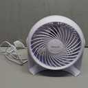 Honeywell TurboForce Air Circulator, Small Tabletop Fan, Quiet Personal Fan for Home or Office, 3 Speeds, 90 Degree Pivoting Head, White, HT-904